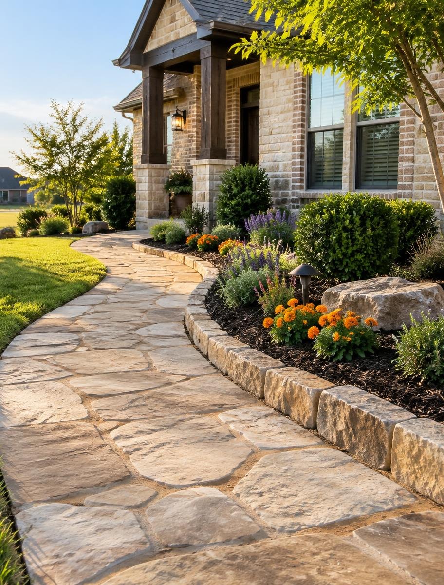 Landscaping & Stonework service illustration